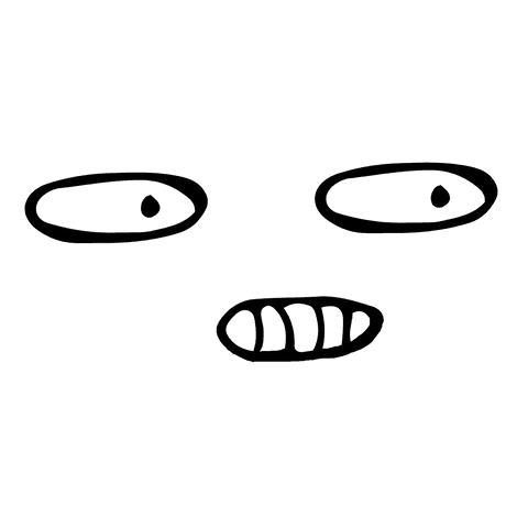 Abstract digital face drawing on transparent background vector illustration