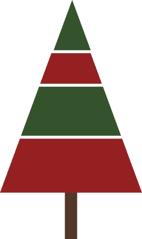 simple christmas tree design on transparent background for holiday creativity - Download Free Stock Videos Pikwizard.com
