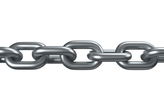 Close Up Transparent Image of Silver Shiny Metal Chain Links Connected - Download Free Stock Videos Pikwizard.com