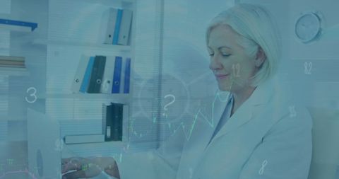 Senior Doctor Analyzing Data on Modern Laptop - Download Free Stock Images Pikwizard.com