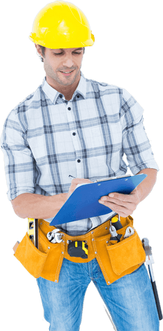 Transparent Architect with Clipboard Helmet and Tools Animated - Download Free Stock Videos Pikwizard.com