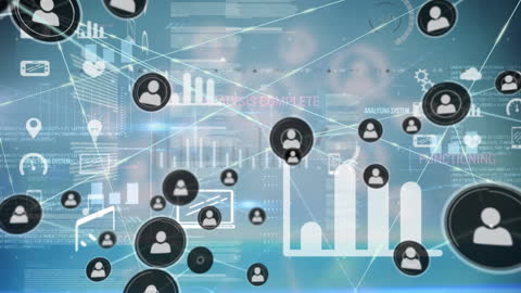 Digital Network Connections and Data Analytics Interface