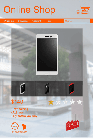 transparent online shop mobile phone product display - Download Free Stock Videos Pikwizard.com