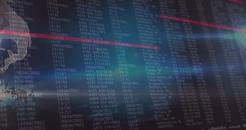 Futuristic Digital Data Stream on Computer Screen - Download Free Stock Images Pikwizard.com