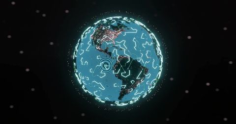 global artificial intelligence and data processing interface - Download Free Stock Images Pikwizard.com