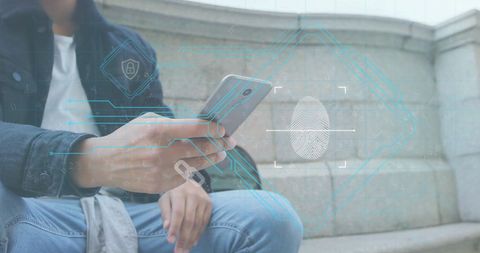 Financial Data Processing with Smartphone in Urban Environment