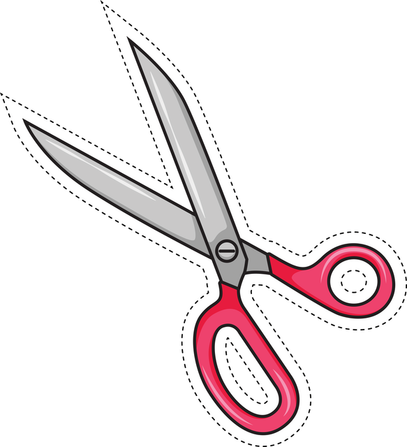 Red Scissors Illustration on Transparent Background, Work and Lifestyle Concept - Download Free Stock Videos Pikwizard.com