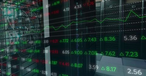 Digital Data Processing and Finance Interface Concept - Download Free Stock Images Pikwizard.com