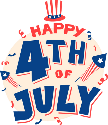 festive happy 4th of july vector with hat and fireworks - Download Free Stock Videos Pikwizard.com