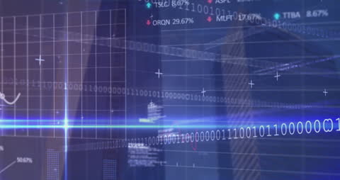 Digital Data Visualization in Cityscape with Digital Interface Elements