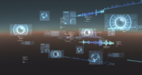 Digital Interface of Advanced Data Analytics and Global Network - Download Free Stock Images Pikwizard.com