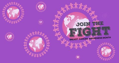Join the Fight: Global Breast Cancer Awareness Digital Banner