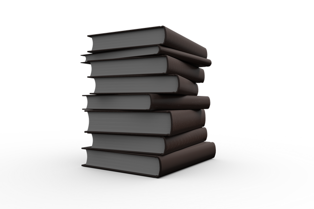 Stack of Books on Transparent Background for Education and Study Concepts - Download Free Stock Videos Pikwizard.com