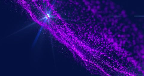 Vibrant Abstract Twisted Light Streams