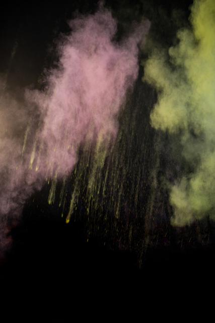 Explosion of color powder on black background - Download Free Stock Photos Pikwizard.com