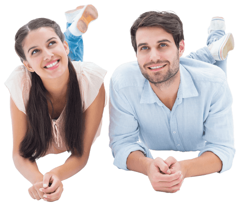 transparent couple smiling and relaxing together - Download Free Stock Videos Pikwizard.com