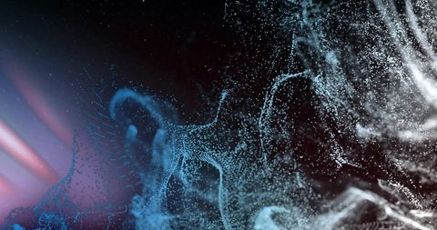 Abstract Glowing Blue Mesh on Dark Background - Download Free Stock Images Pikwizard.com