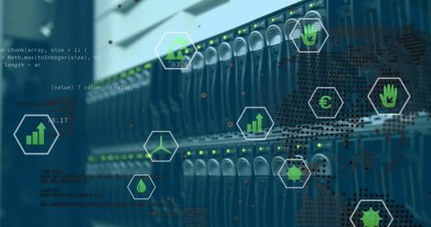 digital transformation concept in data center environment - Download Free Stock Images Pikwizard.com