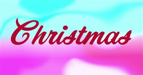 Vibrant Christmas Text on Festive Decorations Background - Download Free Stock Images Pikwizard.com