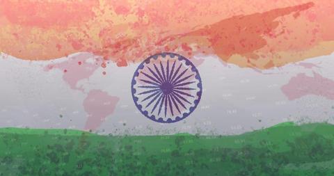 Indian Flag with COVID-19 Themes and Global Healthcare Crisis - Download Free Stock Images Pikwizard.com