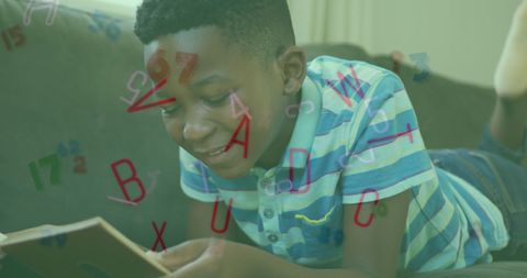 Enthusiastic child engaged in creative learning