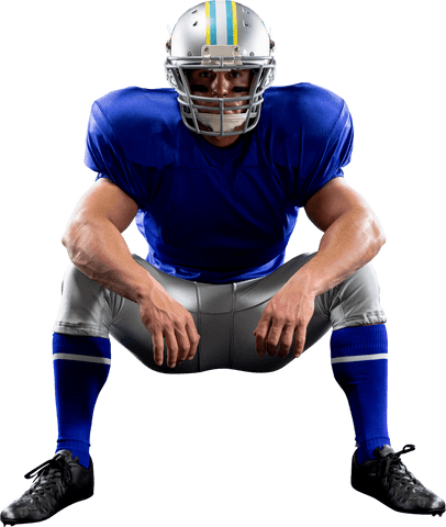 Transparent American Football Player Preparing for Game Action - Download Free Stock Videos Pikwizard.com