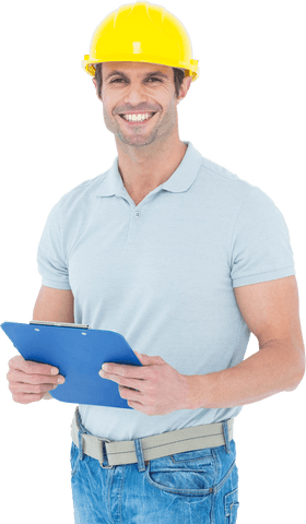 Transparent Architect Holding Clipboard Smiling - Download Free Stock Videos Pikwizard.com
