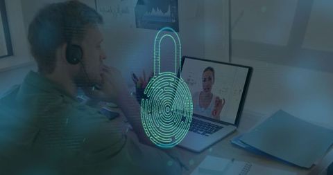 Biometric security in digital communication