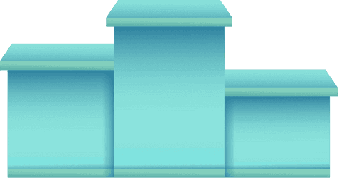 transparent turquoise 3d podium for modern graphic design - Download Free Stock Videos Pikwizard.com