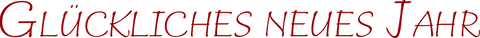 Glückliches neues jahr happy new year text on transparent background