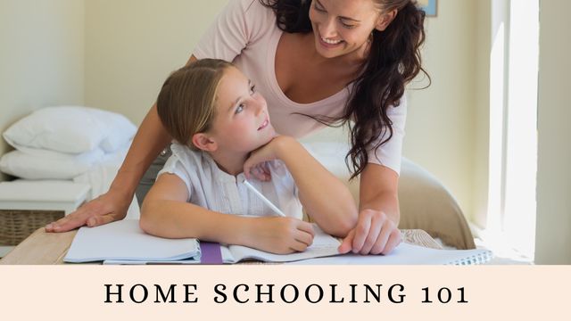 Woman and young girl engaging in a home schooling activity. Perfect for concepts involving family education, homeschooling techniques, and parental involvement in learning. Use in blogs, educational materials, or articles about alternative schooling methods.