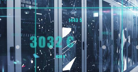 Digital Data Insights in Modern Server Room Environment - Download Free Stock Images Pikwizard.com