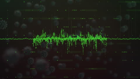 Dynamic Financial Data Visualization Over Virus Cells