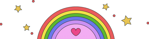 Radiant Rainbow with Heart on Transparent Background - Download Free Stock Videos Pikwizard.com
