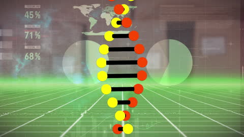 Futuristic DNA Structure and Data Drive Medical Research