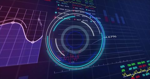 digital financial analytics with virtual interface - Download Free Stock Images Pikwizard.com