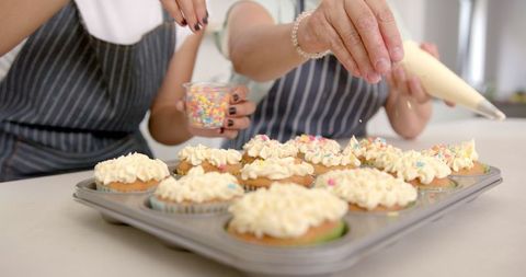 Joyful Cupcake Decoration Activity at Home