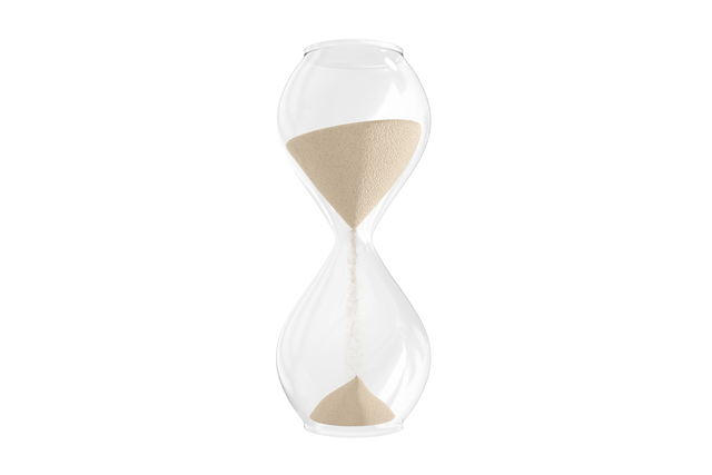 Transparent Hourglass Sand Timer Shifting with Neutral Background - Download Free Stock Videos Pikwizard.com