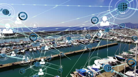 Digital Network Overlay at Scenic Marina