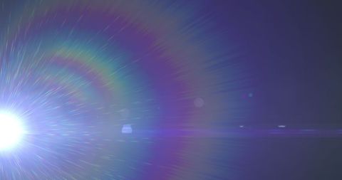 Vibrant Light Trails and Lens Flares on Dark Background - Download Free Stock Images Pikwizard.com