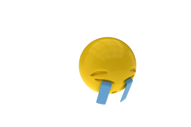 3D Transparent Crying Face with Tears on Empty Background - Download Free Stock Videos Pikwizard.com