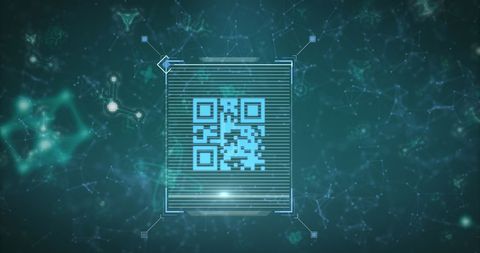 Digital QR Code Scanning in Networked Environment - Download Free Stock Images Pikwizard.com