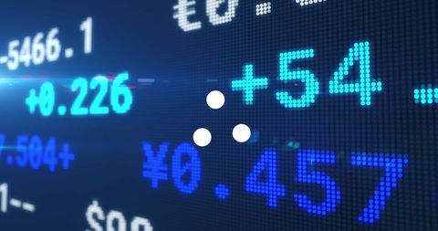 Digital Financial Stock Market Display with Currency Values - Download Free Stock Images Pikwizard.com