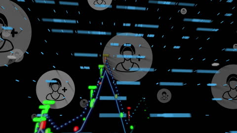 Abstract Digital Data Processing with Virtual Figures
