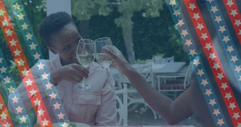 Celebrating American Patriotism with Garden Wine Toast