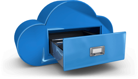 cloud shaped filing cabinet open drawer digital security concept - Download Free Stock Videos Pikwizard.com