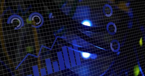 Data Processing Visualization on Server Background - Download Free Stock Images Pikwizard.com