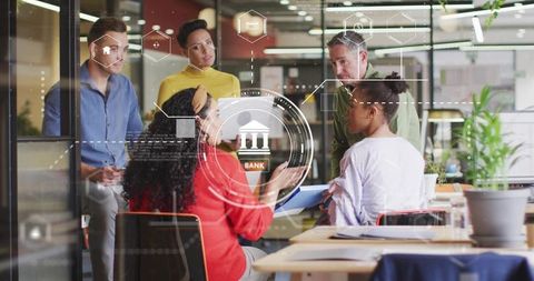 Augmented Reality for Banking Presentation in Modern Office