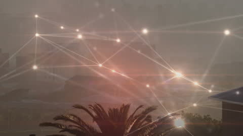 Global Networking Concept with Digital Light Trails