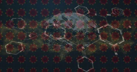 Virus and Molecular Interaction over Brain in Digital Interface